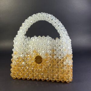 حقيبة الغروب الذهبي الفخمة